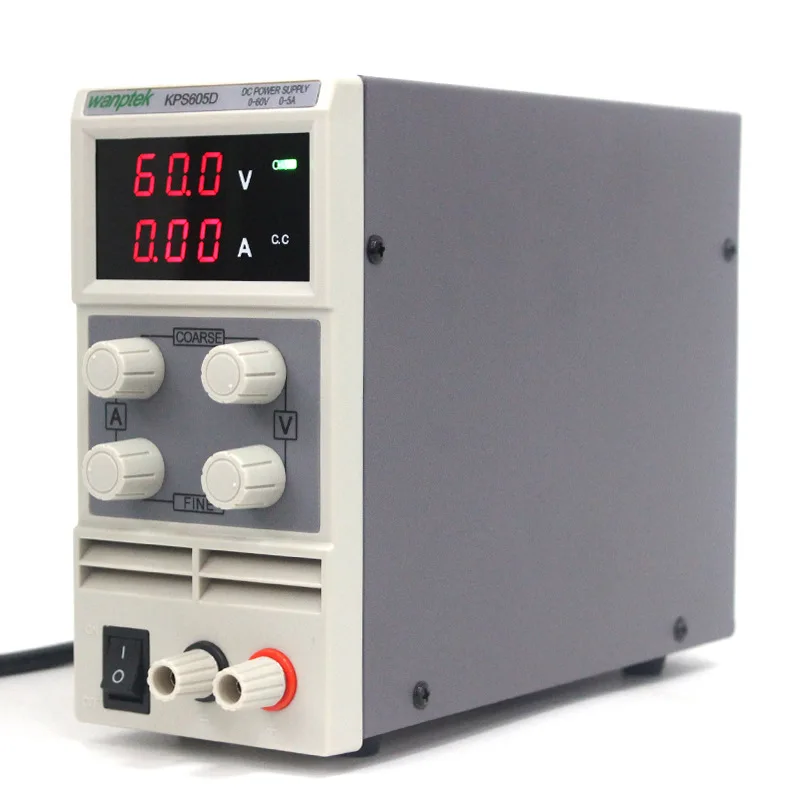 Wanptek мини импульсный источник питания постоянного тока KPS605D 60 в 5A Одноканальный