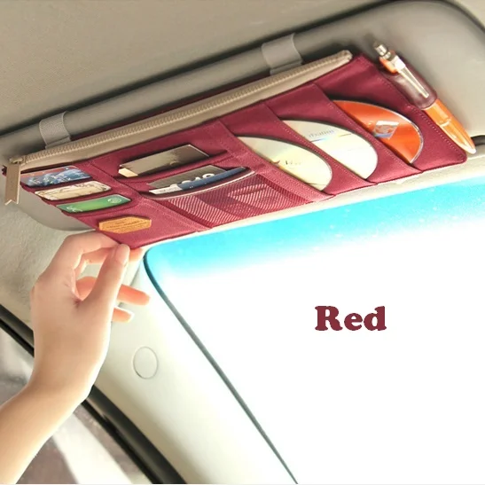 Автомобильный солнцезащитный козырек для DVD чехол CD дисков ткань Оксфорд сумка