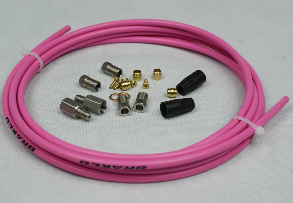 Гидравлический дисковый тормозной шланг комплект для SRAM XO AVID Elixir CR Mag R 5 7 9 PINK 3