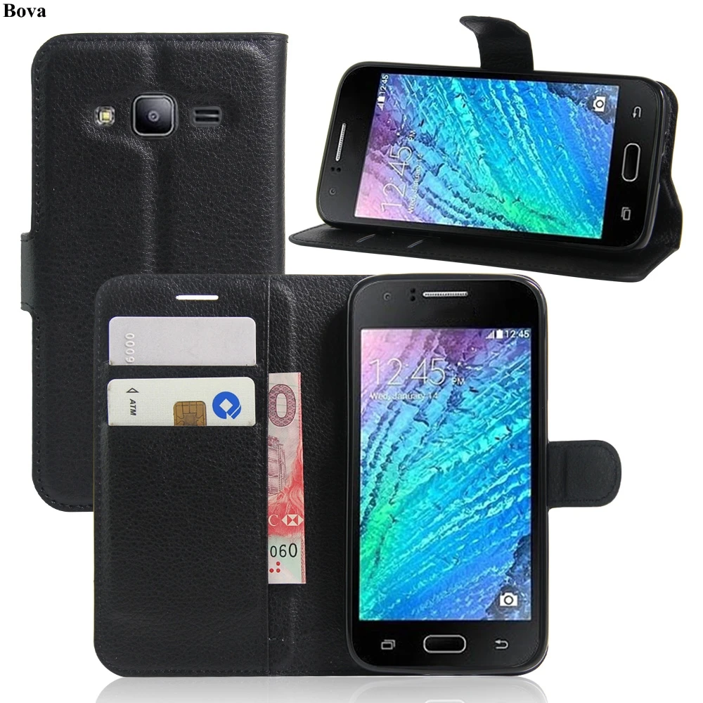 Black JFCZY Кожаный чехол-книжка в стиле ретро для samsung Galaxy J2, защитный чехол с отделением для денег, чехол с магнитной застежкой - Цвет: Black JFCZY