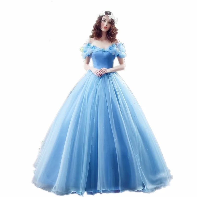 H&S BRIDAL Off the Shoulder cinderella quinceanera dresses sweet 16 ball gowns Prom Dress robe de soiree quinceanera gowns