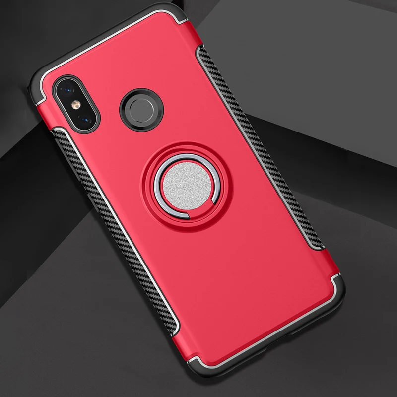 Red 360 Магнитная крышка чехол для Xiaomi mi макс 3 чехол Red mi Note 8 Pro 7 6 mi A2 Lite A1 4A 5A Prime 6A 4X mi x 2 Red mi S2 чехол s сумки - Цвет: Red