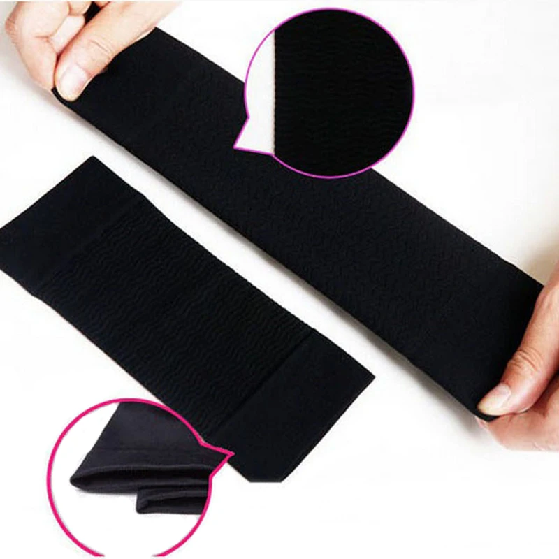 1pair Women Shaper Arm Sleeve Weight Loss Thin Legs Calf Calorie Off Fat Buster Slimmer Wrap Belt Wrist Pressure Set|Женские