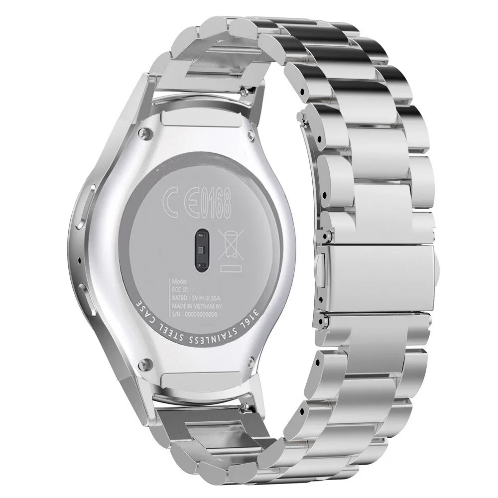Ремешок для часов из нержавеющей стали с адаптером для samsung gear S2 RM-720 Soprt ремешок для samsung gear S2 SM-R720 band