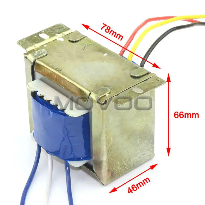 AC Step-down Transformer 110V-240V 220V to 24VAC Dual-Output Adapter 12V Amplifier Amp Power Supply #110012 | Обустройство дома