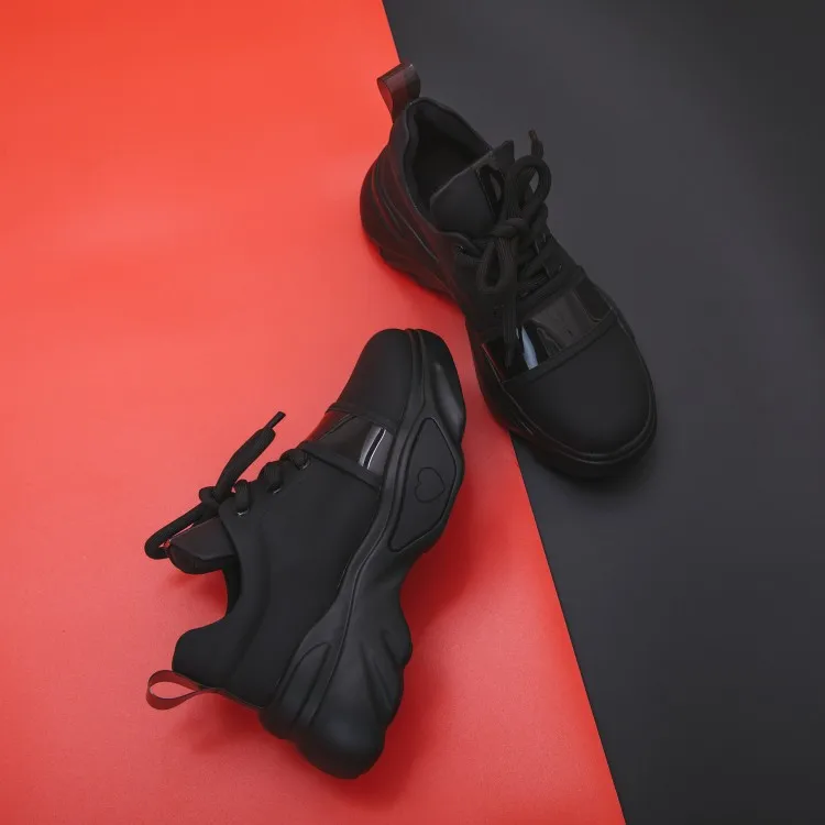 Новинка Весна 2019 модные кроссовки белого цвета в стиле ретро женская обувь большого размера для