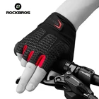 ROCKBROS велосипедные перчатки, гелевые противоударные перчатки для езды на велосипеде, MTB, дорожный велосипед, Нескользящие перчатки, Летнее спортивное оборудование