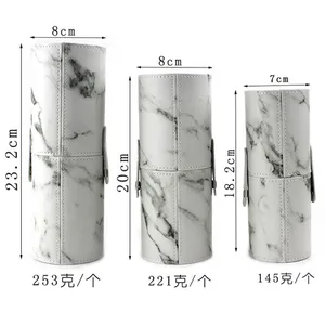 Держатель для кистей для макияжа, портативная Дорожная сумка из полиуретана, пустой контейнер для хранения кистей для макияжа, органайзер для кистей, инструменты для макияжа