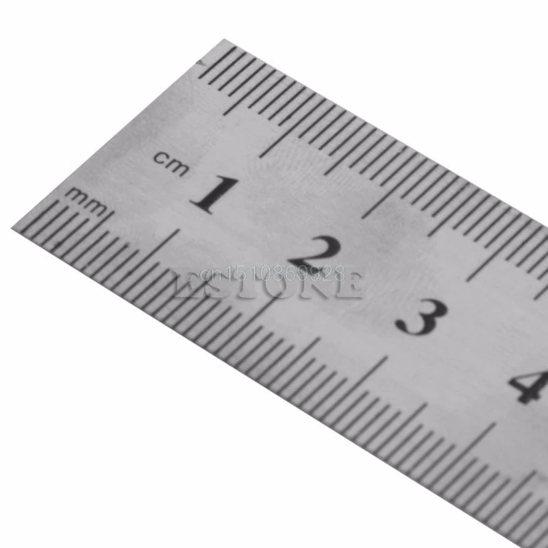 Ruler 30CM 12&quot Double Side Stainless Steel Metric Metal Pocket Pouch Measurement M216 HOT SALE | Инструменты