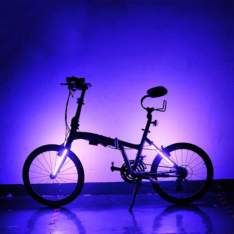 Leadbike Велосипед Передний Задний светильник вилка светильник 8 моделей 24 светодиодПредупреждение льный задний фонарь