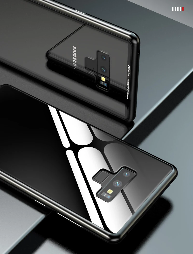 360 Полный Магнитный чехол для телефона для samsung Galaxy Note 10 Pro S10 5G S10 плюс Алюминий металлический бампер S9 S8 A7 A8 A9 Стекло чехол