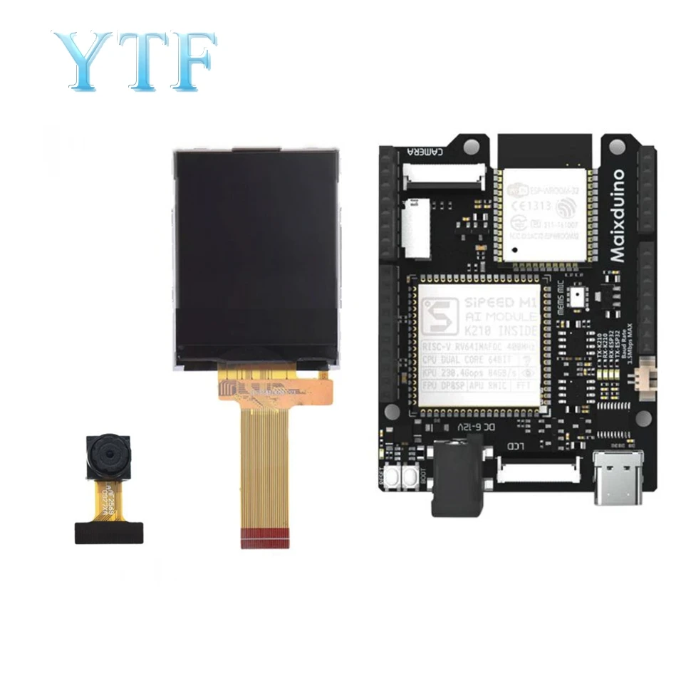 Комплект 1 Sipeed maixduai макетная плата k210 RISC-V AI+ Лот ESP32 совместима с Arduino - Комплект: Комплект 1