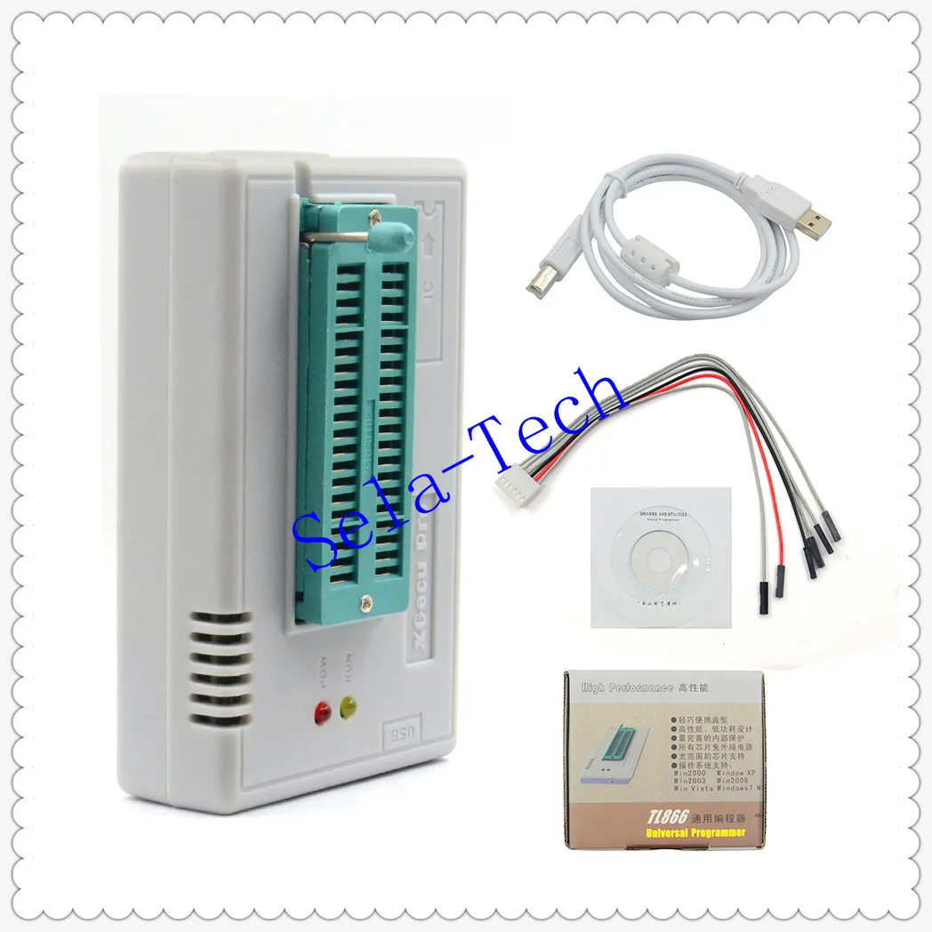 XGECU V9.00 TL866II плюс универсальный Minipro программатор+ 28 адаптеров+ тестовый зажим TL866 PIC биос высокоскоростной программатор