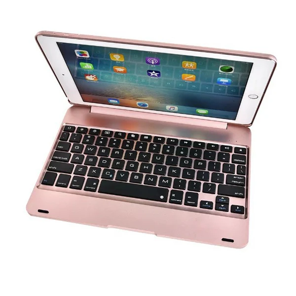Беспроводная Bluetooth клавиатура для нового ipad 9,7 для ipad Air Folio style Stand Защитная+ пленка модная раскладушка ABS чехол для планшета
