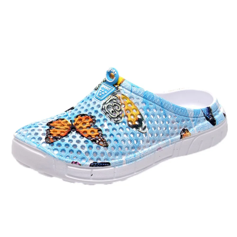 SAGACE/летние женские пляжные сандалии с бабочками повседневные дышащие тапочки на