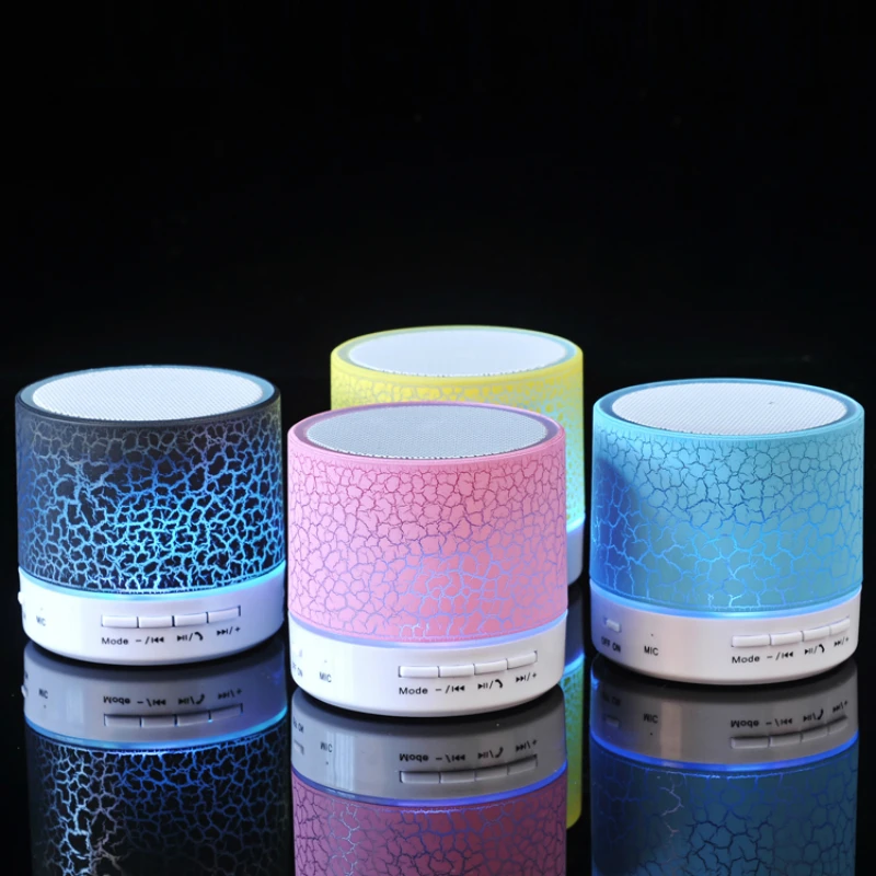Беспроводной светодиодный Bluetooth стереоколонка громкой связи мини портативный