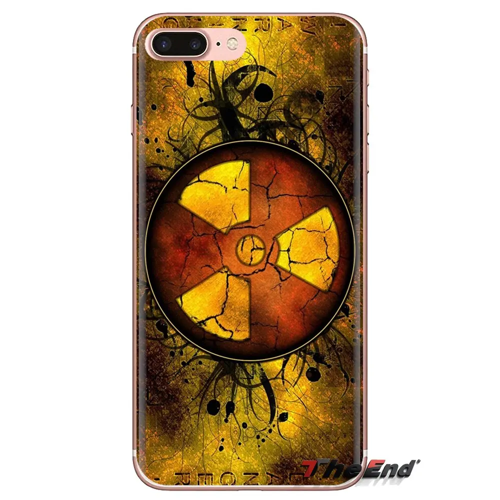 Transparent Soft Cases Covers Nuclear Danger For Samsung Galaxy A3 A5 A7 A9 A8 Star A6 Plus 2018 2015 2016 2017 |