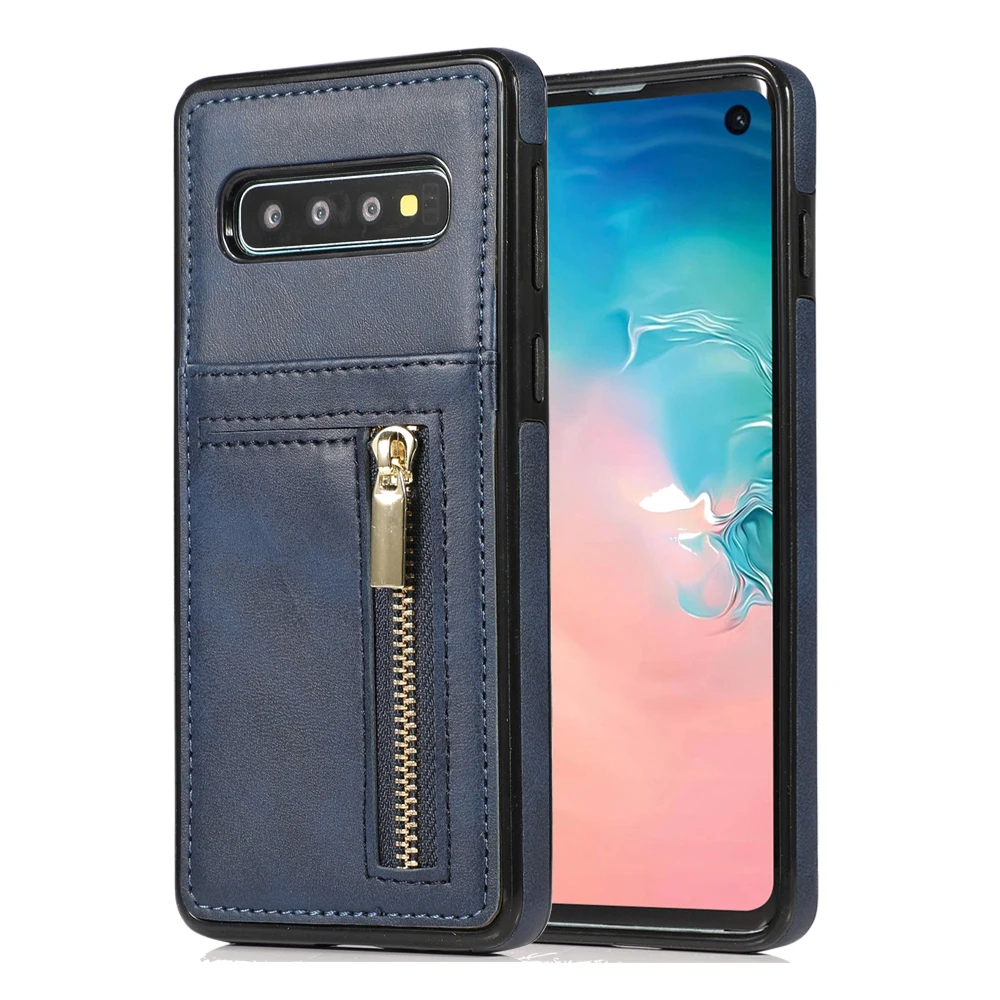 Чехол для Samsung Galaxy S10 S9 S8 Plus S7 кожаный чехол-кошелек с отделением кредитных карт