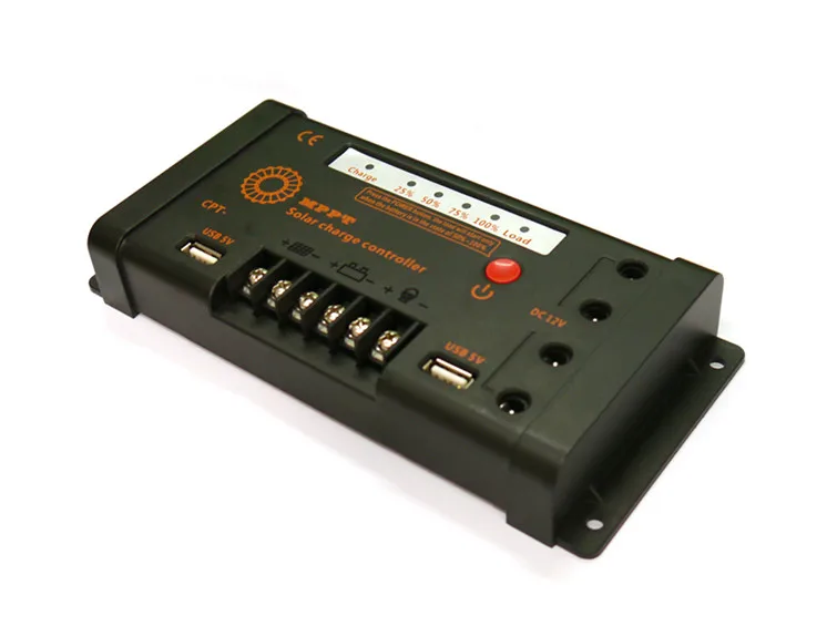 MPPT 11.1V10A литиевая батарея Солнечное зарядное устройство контроллер Dual USB5V с