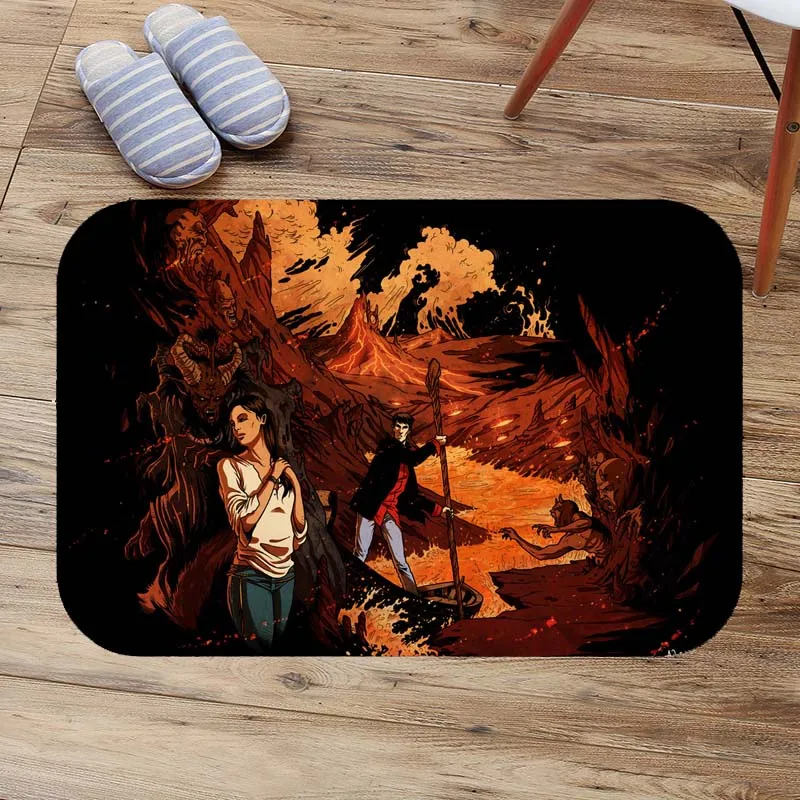 Dylan Dog Print Absorbent Bathroom Mat Custom Doormat Door Slip-resistant Pad Shower Bath Mats | Дом и сад