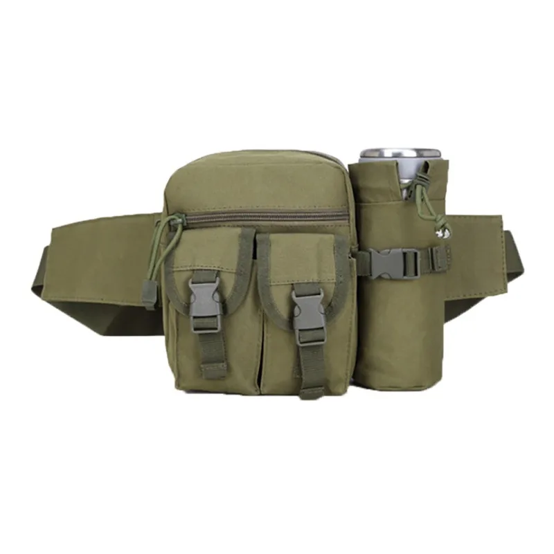 Открытый военный рюкзак тактическая сумка на плечо Molle Кемпинг Туризм доказательство D 'Oxford сумка для воды поясная сумка Карманный чайник - Цвет: A