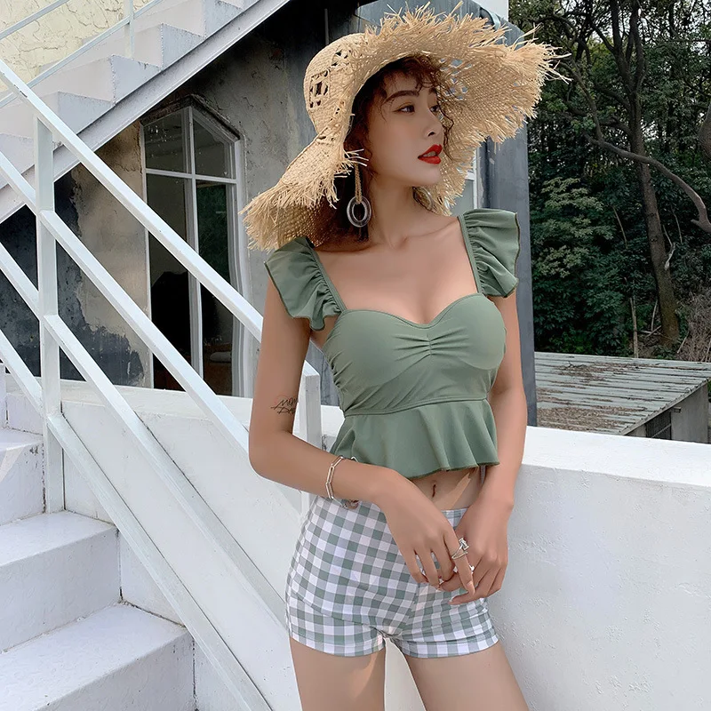 Женский купальник бикини для девочек детский новинка 2019 двойка сексуальный