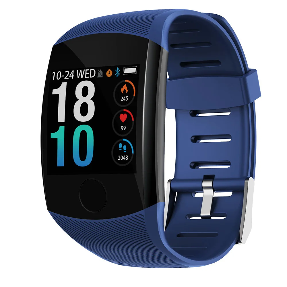 Blueberry Blue Diggro Q11, умные часы с Bluetooth, фитнес-трекер, пульсометр, измеритель артериального давления, трекер активности, браслет, умные часы - Цвет: Blueberry Blue
