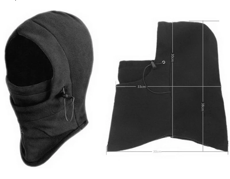 TTGTACTICAL ветрозащитные походные шарфы многофункциональные 4 в 1 с капюшоном тактическая Флисовая Шапка Балаклава шейный платок черный/серый