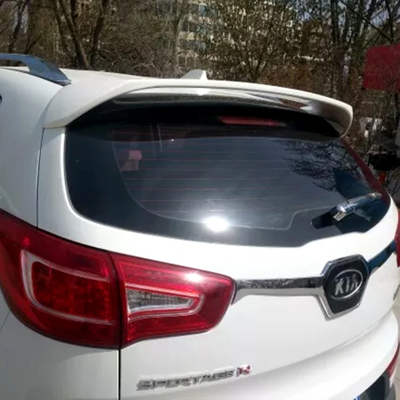 Для Kia Sportage спойлер 2011- высокое качество абс материал автомобильное заднее крыло праймер цвет задний спойлер для Kia Sportage R