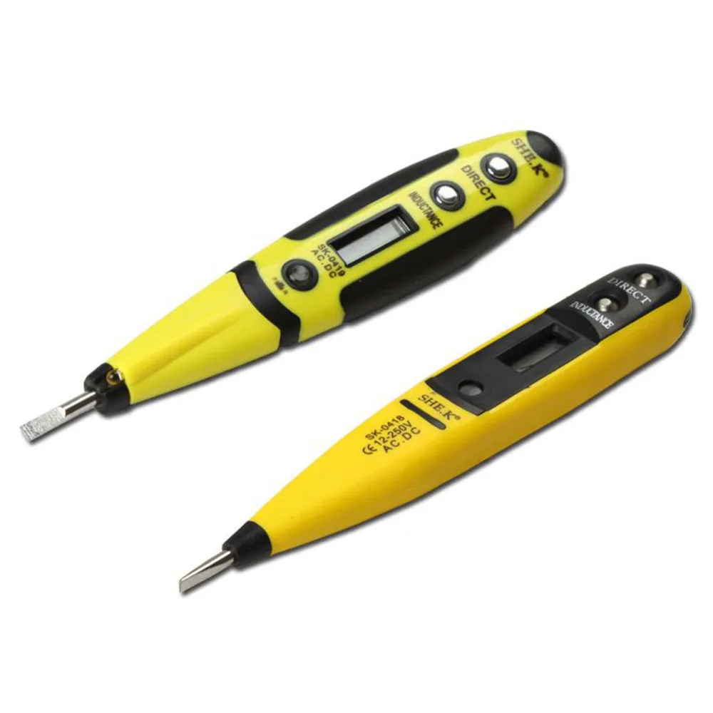 

12-220V Digital Electrical Multi-sensor Test Pen Voltage Measure Detector Meter with Night Vision Measure Tools Detector