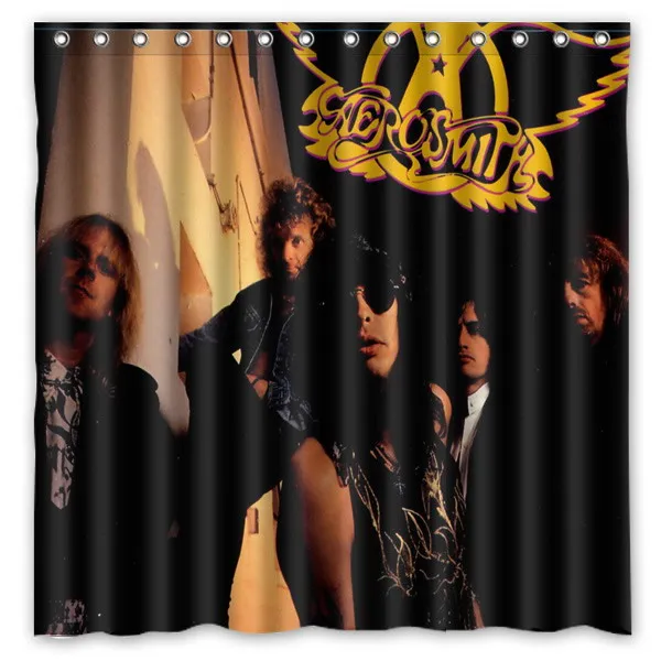 180x180cm Новое поступление Водонепроницаемый ткань Aerosmith дизайн Ванная комната душа
