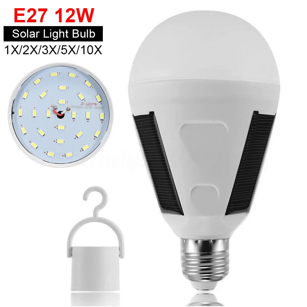 Новый 5 шт. 12 Вт с питанием от солнечной панели светодиодный светильник аварийные