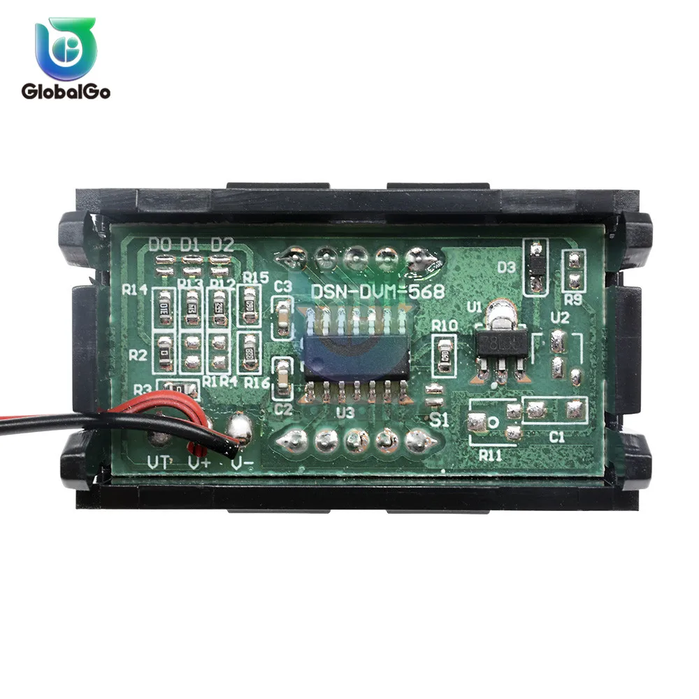 0,56 дюймов DC Цифровой вольтметр DC4.5V-30V Мини цифровой вольтметр напряжение Панель метр 6 в 12 В 24 в мотоцикл автомобиль