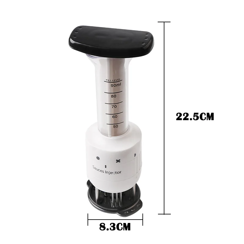 Нож для мяса из нержавеющей стали игла барбекю инжектор маринад Flavor шприц