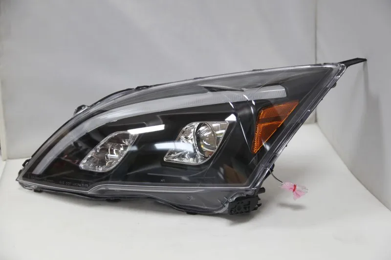 Для CRV светодиодный головной светильник "ангельские глазки" для HONDA 2007 2008 2009 2010 2011 года CR-V передние лампы с дневными ходовыми огнями