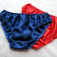 100 silk panties male trigonometric plus size panties health care breathable underwear men boxers
