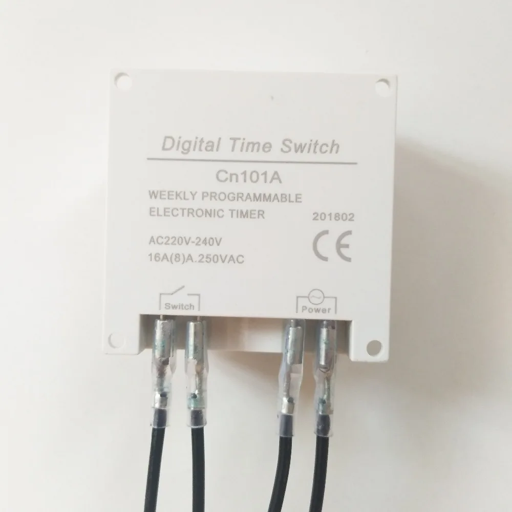 Таймер CN101A с защитой от дождя 4 провода ежедневный/Еженедельный программируемый