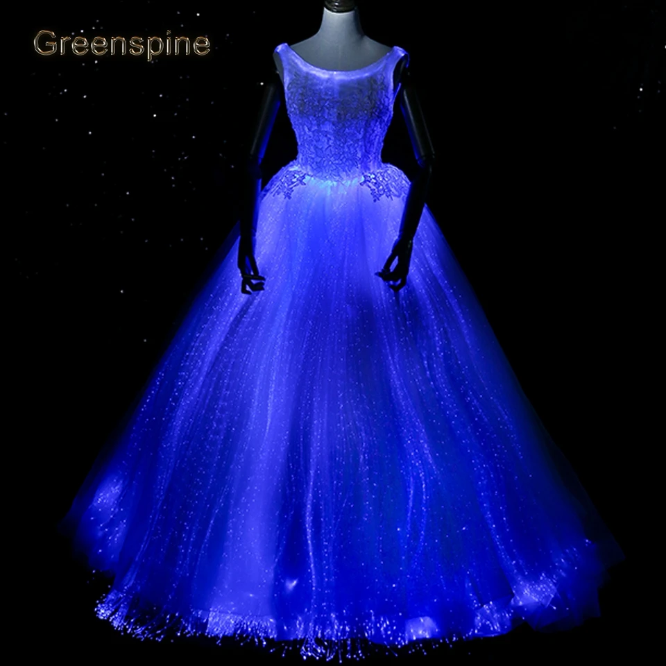 Светящееся свадебное платье разных цветов для модельного подиума Vestido de novia casamento
