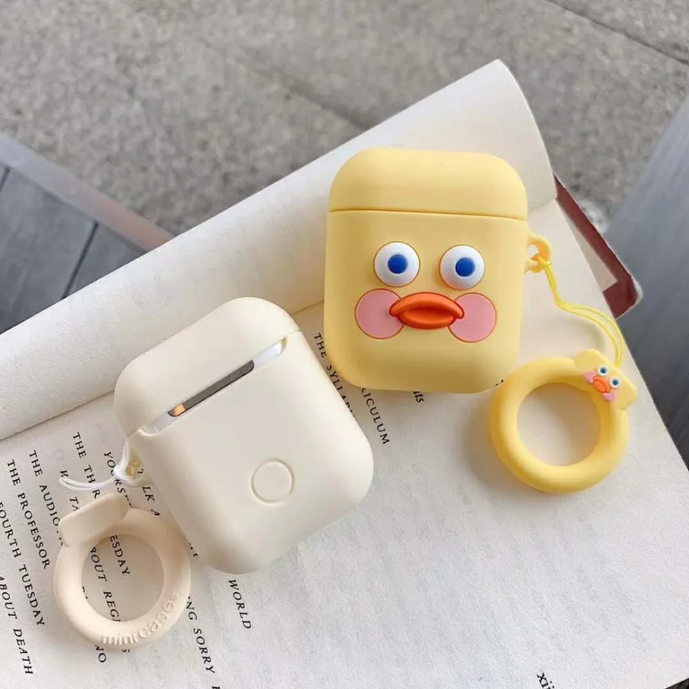 Новый мягкий силиконовый чехол для Apple Airpods зарядный защитный Air Pods