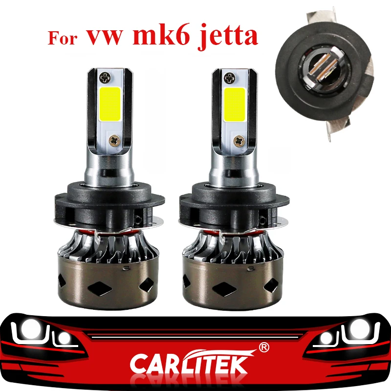 Автомобисветильник фара CARLitek для vw mk6 jetta H7 12 В 6000 лм 72 Вт к|Передние LED-фары авто| |