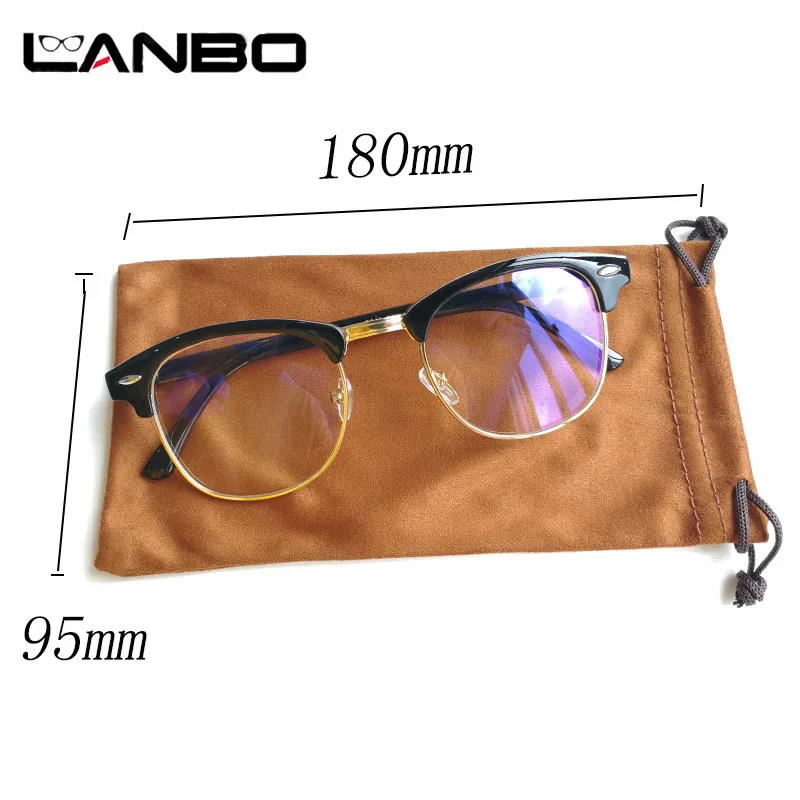 LANBO 100 шт. 18*9 5 см сумка для очков Чехол мягкие очки Charpie тканевая оптовая продажа