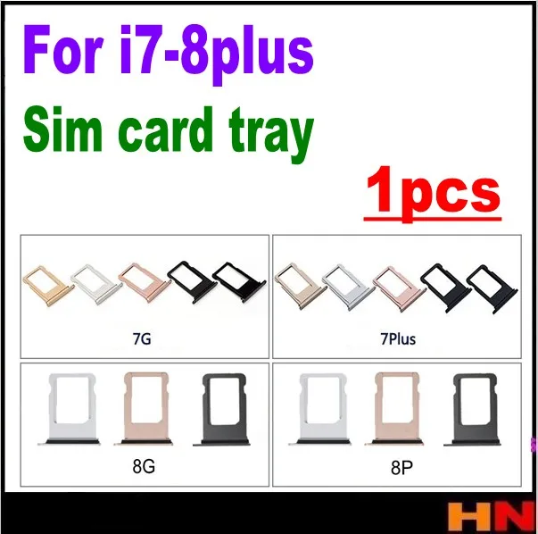 1 шт. держатель для sim-карты слот Iphone 7 8 Plus 7p p лотка контейнер адаптер | Мобильные