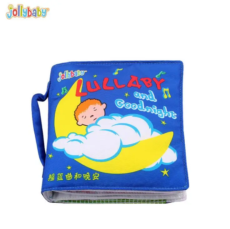 1 шт. jollybaby английская тканевая книга для новорожденных Колыбельная и goodnight раннее