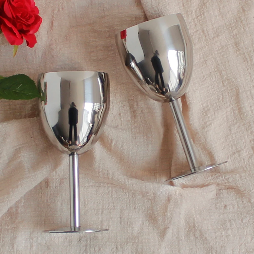 2 шт. бокалы для вина из нержавеющей стали 180 мл|stainless steel wine|steel wine cupwine cup |
