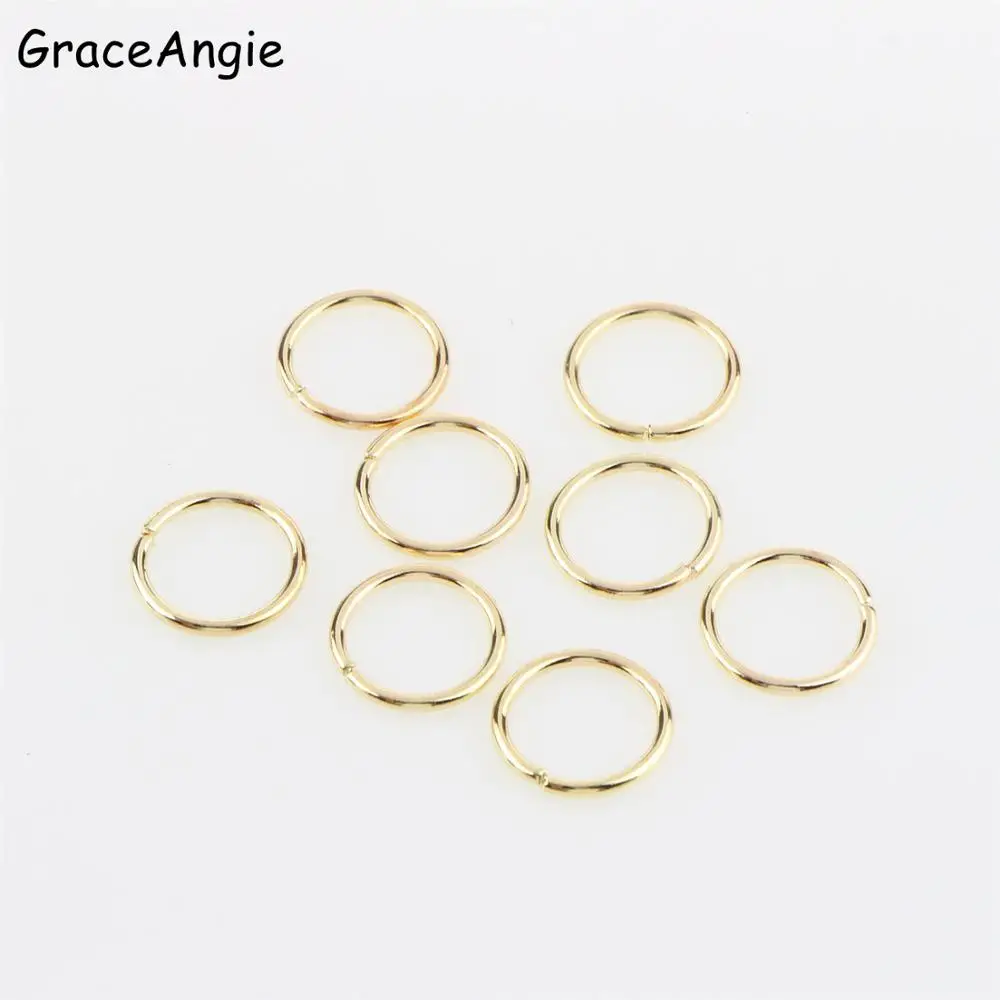 GraceAngie оптовая продажа 80 ⑤ упак. кольцо в форме листа из сплава DIY смешанный