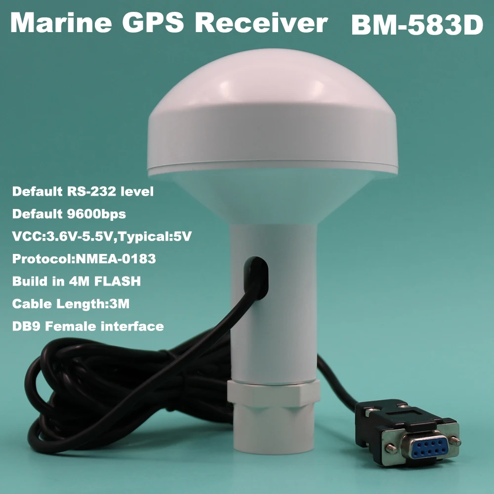 BEITIAN RS 232 МОРСКОЙ лодочный корабль GNSS GLONASS GPS приемник 9600bps NMEA 0183 DB9 Соединитель с