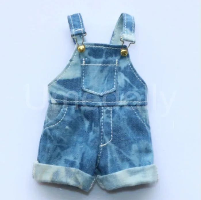 pants A Новинка 1/6 кукольная одежда комбинезон в горох комбинезон для Blyth, Licca, Pullip, кукла Middle Blyth одежда аксессуары - Цвет: pants A