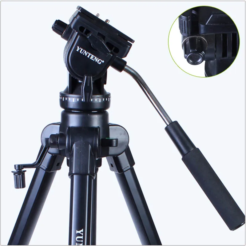 Алюминиевый Трипод Yunteng для зеркальной камеры canon 700D 650D 600D с сумкой в комплекте