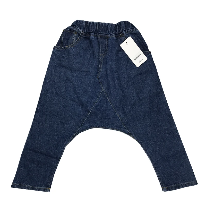 2017 весенние горячей продажи детей джинсы шаровары бедра брюки дети одежда новая