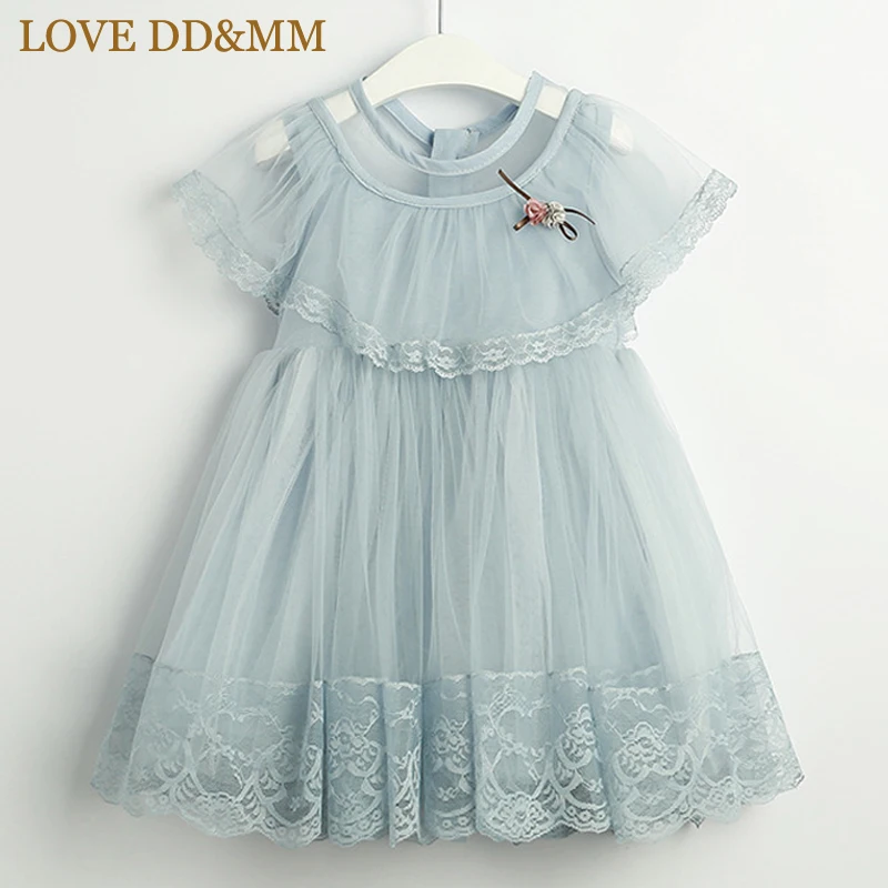 Платья для девочек LOVE DD &amp MM Новинка лета 2021 детская одежда модное милое